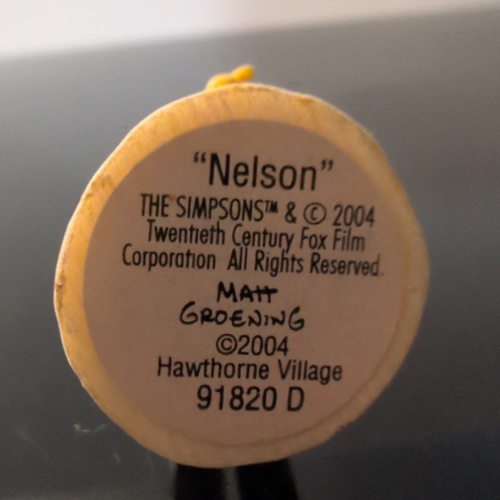 The Simpsons Hawthorne Village Nelson Muntz Christmas Figure 2004 91820 D - Picture 5 of 5